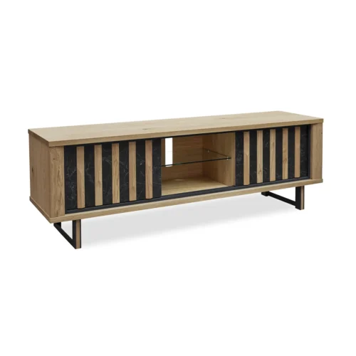 Meuble TV-Hifi 2 portes Enjoy Dune