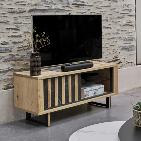 Meuble TV-Hifi 1 porte Enjoy Dune – Image 2