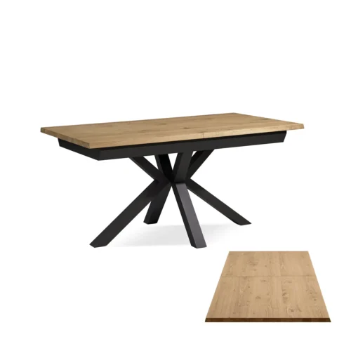 Table Enjoy pied croix plateau droit