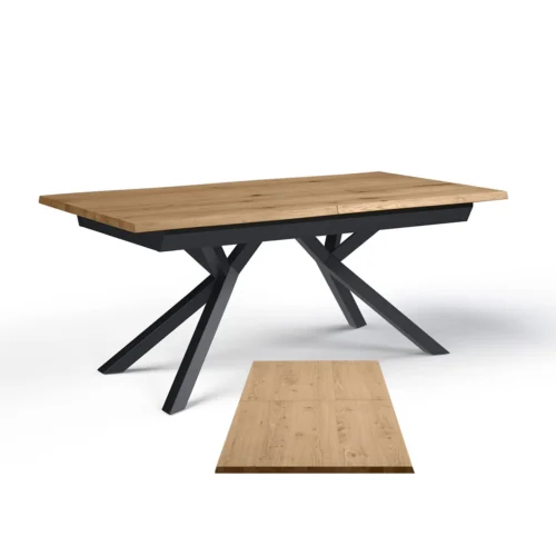 Table pied Y Enjoy plateau droit